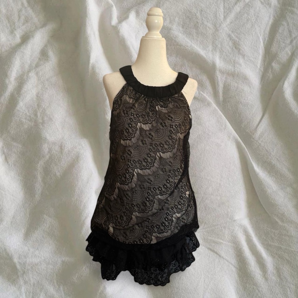 Vintage Y2K Paper Doll Whimsigoth Top